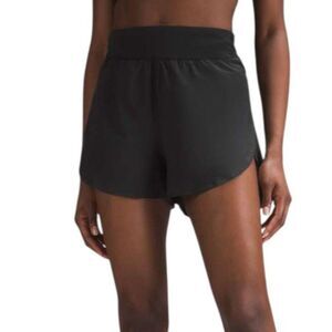 Lululemon Fast and Free Reflective High-Rise Classic-Fit Short 3" *Black